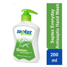 Septex Everyday Antiseptic Hand Wash 200ml (Pump)