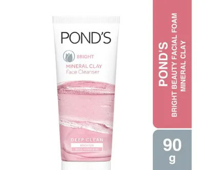 Ponds Bright Mineral Clay Face Cleanser 90gm