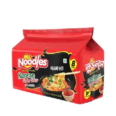 Mr. Noodles Korean Super Spicy 8 packs 496 gm