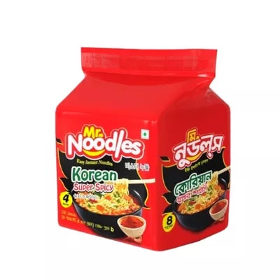 Mr. Noodles Korean Super Spicy 8 packs 248 gm