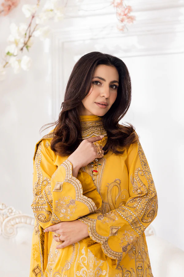 JOHRA Gold Unstitched JH-69