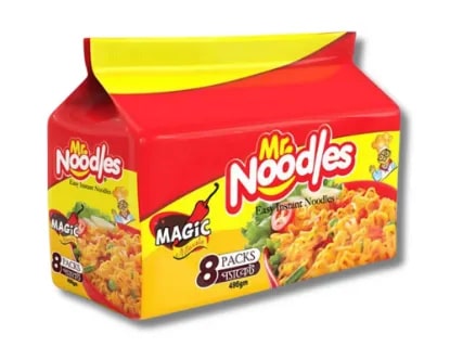 Pran Mr. Noodles Easy Magic Masala 8 packs 496gm