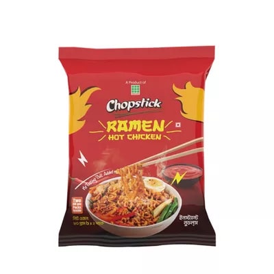 Chopstick Ramen Hot Chicken Instant Noodles 2 pack 160 gm
