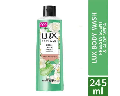 Lux Body Wash Freesia Scent and Aloe Vera 245ml