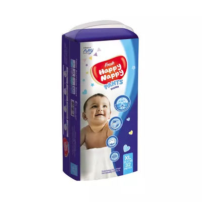 Fresh Happy Nappy Pant Diaper XL (12 -17 kg) 32 pcs