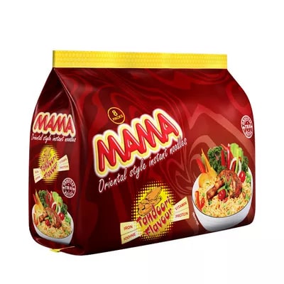 Mama Noodles Tandoori Flavour 8 Pack 496 gm