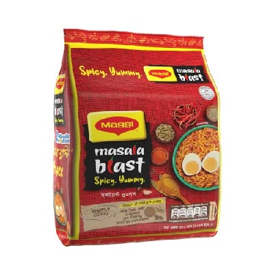 Nestle Maggi Masala Blast Noodles 4 pack 252gm