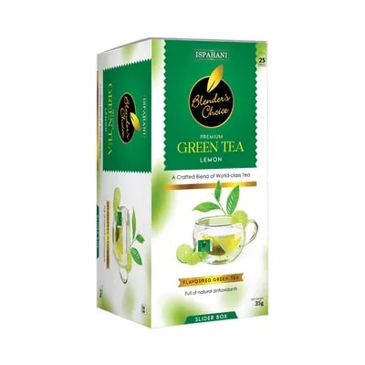 Ispahani Blenders Choice Premium Green Tea Lemon 25 pcs