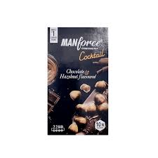 Manforce Cocktail with Dotted Rings Hazelnut and Chocolate Condom - 10Pcs Pack