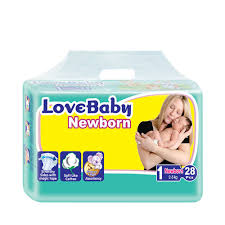 Love Baby Super Diaper New Born Belt S 2-5 kg 28 pcs