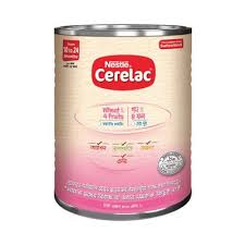 Nestle Cerelac Wheat and 4 Fruits With Milk Tin (10-24 Months) 400 gm