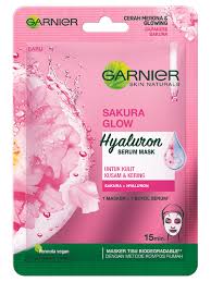 Garnier Sakura Glow Serum Mask 28gm