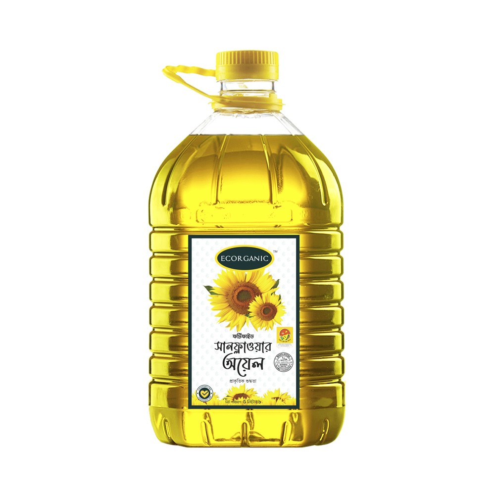Ecorganic Sunflower Oil 5Ltr