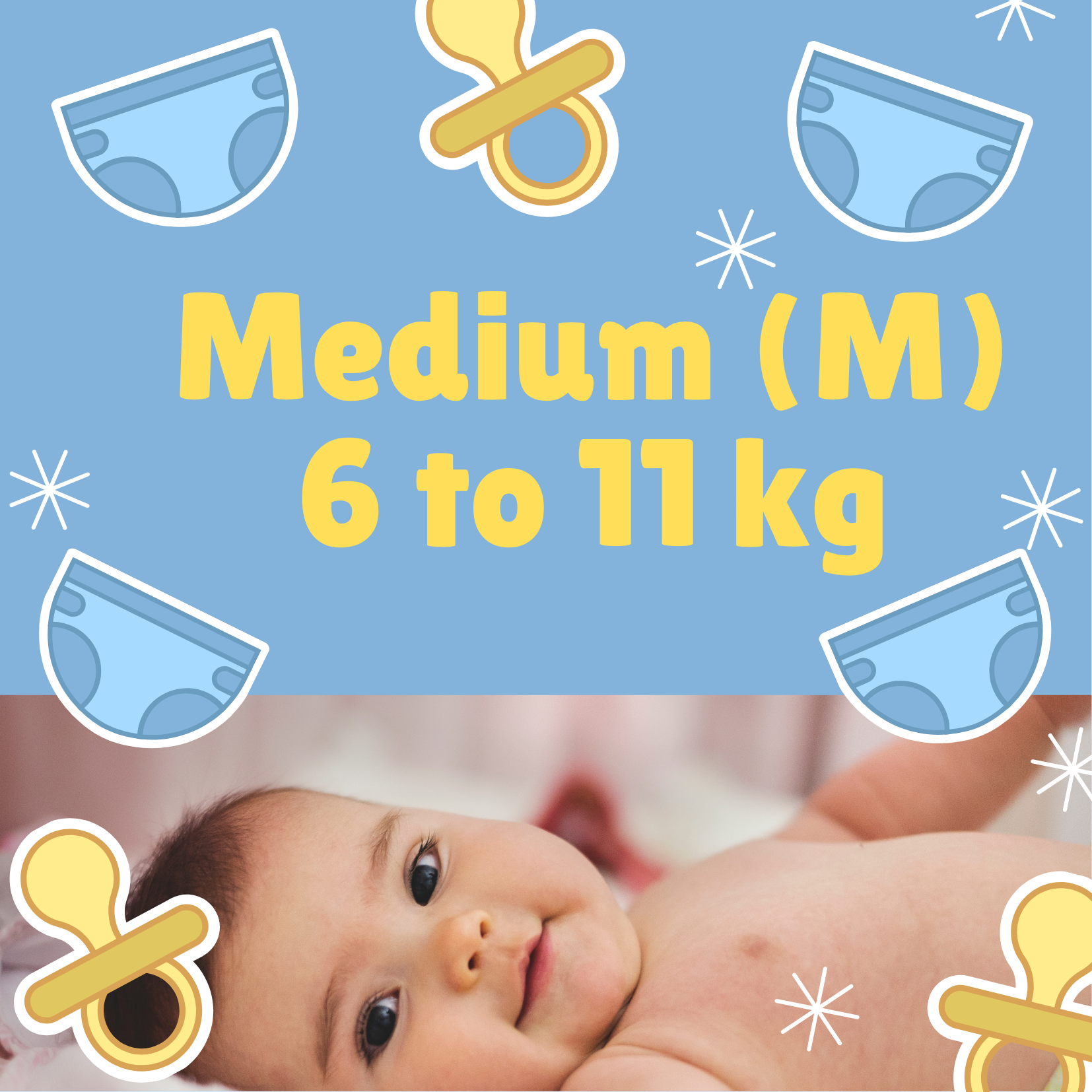 Medium (M) — 6 to 11 kg
